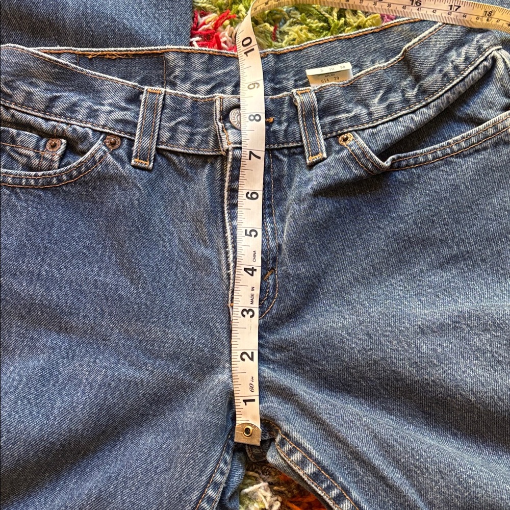 Levi's Vintage 518 Super Low Bootcut Flare Jeans in Classic Blue - Picture 10 of 11